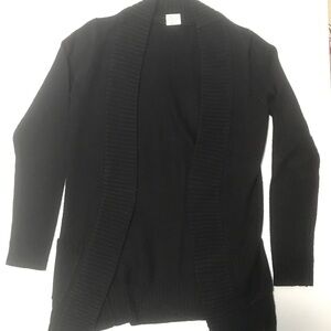 Black Cardigan Sweater